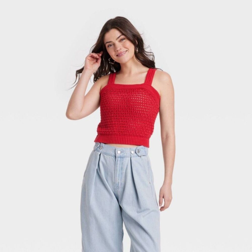 Openwork Sweater Tank - Universal Thread, MEDIUM, 7D-167T007
